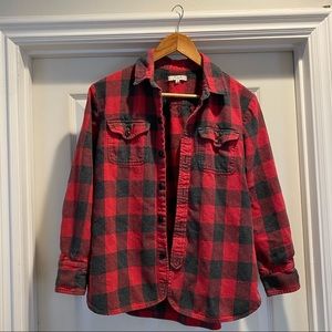 Buffalo Check Madewell Flannel Shirt
